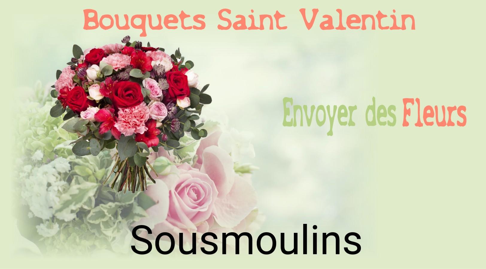 Roses de Saint-Valentin livrées à Sousmoulins